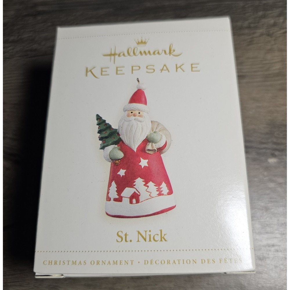 Hallmark Keepsake St. Nick Christmas Santa Ornament NIB